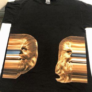 Chewbacca Star Wars Disney Split Face T-shirt XL